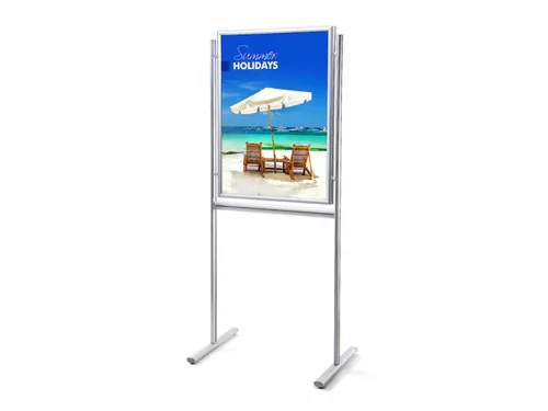 Infobord Design Standaard 25 mm Rechte Hoeken Dubbelzijdig 70x100cm