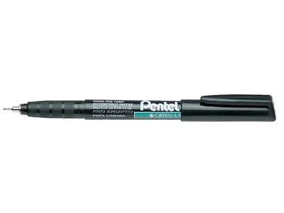 Fineliner Pentel NMF50 zwart 0.6mm - 1