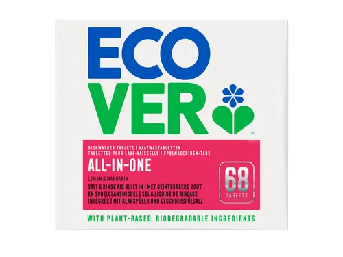 Vaatwastabletten Ecover All In One 68 stuks