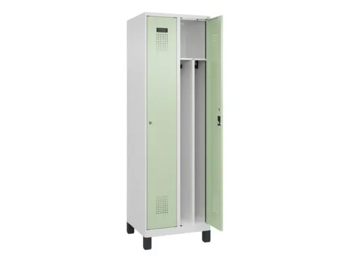 locker voor scheiding van kleding,HxBxD 1950x600x500mm,2vak