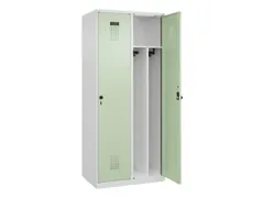 locker voor scheiding van kleding,HxBxD 1850x800x500mm,2vak