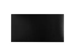 Onderlegger PU 35x60cm zwart/rood