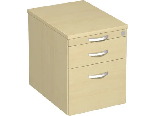 Ladenblok 570x430x600mm 1pennenlade 1lade 1hangmappenframe Esdoorn
