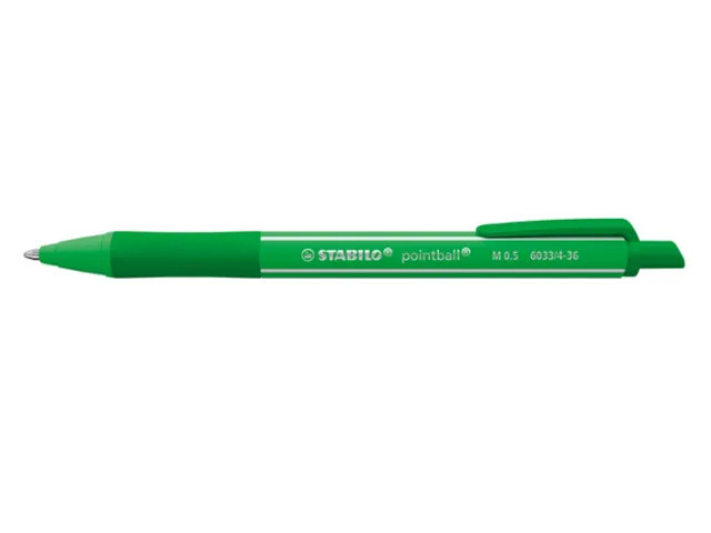 Balpen STABILO pointball colorful medium groen