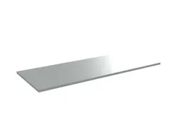 werkblad,BxD 2000x800mm,v. paktafel,blad grijs