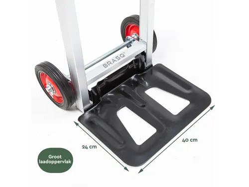 Steekwagen BRASQ stalen plateau 90 kg