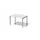 In hoogte verstelbaar bureau,HxBxD 650-850x1200x800mm,blad grijswit