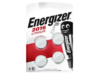 Batterij Energizer knoopcel 4x CR2016 lithium - 1