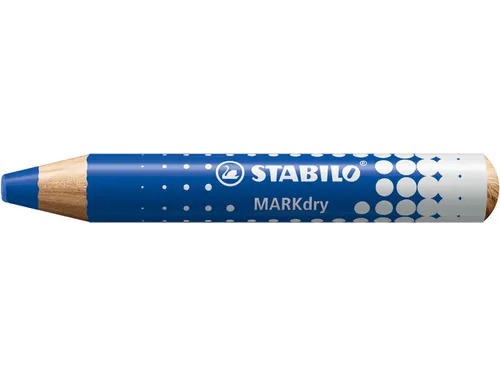 Whiteboardpotlood STABILO MARKdry 30 stuks blauw