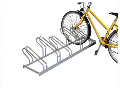 Fiets-Beugelrek L 1750Mm 5Plaatsen Enkelzijdig Gelast Verzinkt
