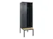 locker met bank,voor scheiding van kleding,HxBxD 2120x600x815mm,2vak