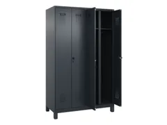 locker voor scheiding van kleding,HxBxD 1950x1200x500mm,4vak