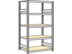 magazijnstelling,grondveld,HxBxD 2000x1341x526mm,vakl. 250kg