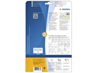 HERMA 4684 Transparante folie-etiketten Mat A4 52,5x29,7mm 1000 stuks - 2