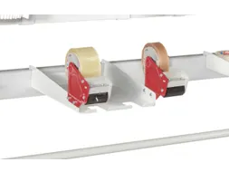 plakbandhouder,v. legbord,HxB 120x50mm,v. rol B 76mm