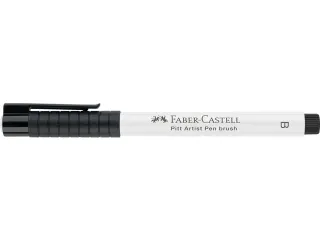 Tekenstift Faber-Castell Pitt Artist Pen B 101 wit - 5