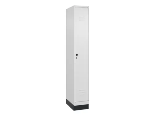 locker,HxBxD 1950x300x500mm,1vak,vak B 300mm,draaigrendel,sokkel