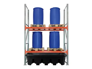 stellingopvangbak,v. stelling voor gevaarlijke stoffen,v. vak B 2200mm - 1