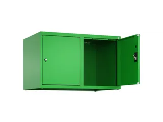 opzetkast,v. locker,2vak.,vak B 400mm,HxBxD 500x800x500mm,cilinderslot - 1