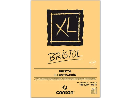 Bristolpapier Canson XL Bristol 50vel 180gr A4 extra wit