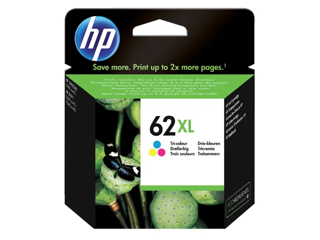 Hp 62Xl Inktcartridge 3 Kleuren Origineel Hoge Capaciteit C2P07Ae
