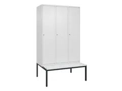 locker voor scheiding van kleding,HxBxD 2120x1200x815mm,3vak