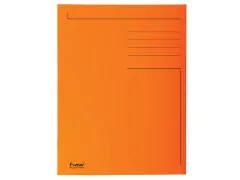 Dossiermap 3 Kleppen Folio Oranje 50x