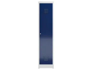 garderobekast 1800x415x500mm 1vak klink sokkel romp RAL7035 RAL5010 - 2