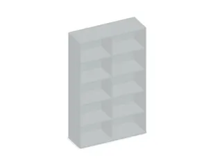 kantoorstelling,HxBxD 1920x1200x430mm,decor romp lichtgrijs - 2