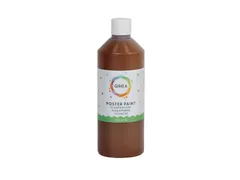 Plakkaatverf Qrea donkerbruin 500ml