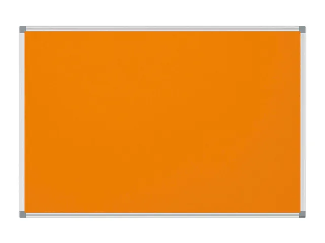 Prikbord MAULstandaard 90x180cm Textiel Oranje