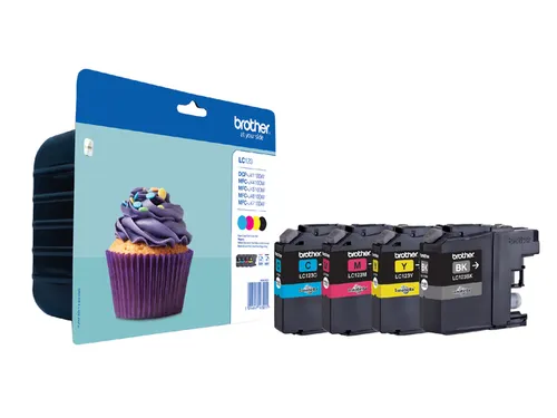 Brother LC-123 Valuepack Inktcartridges Zwart + Kleur