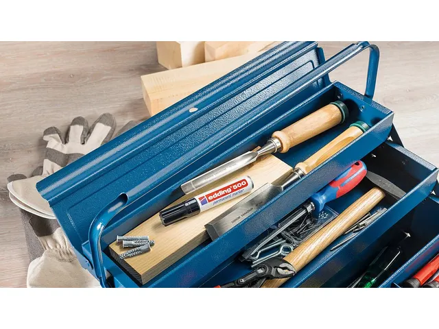 Viltstift edding 500 schuin zwart 2-7mm