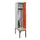 locker met bank,HxBxD 2120x400x815mm,1vak,vak B 400mm,draaigrendel