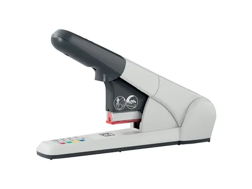 Blokhechter Leitz 5551 Heavy Duty 80vel zilvergrijs