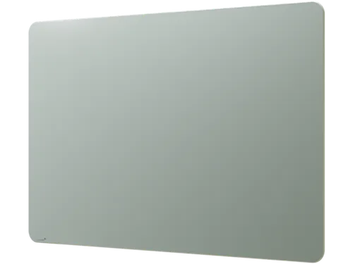 Mat Glasbord 100x150cm Sage Green Ronde Hoeken