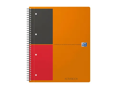 Spiraalblok Oxford International Activebook A4+ lijn