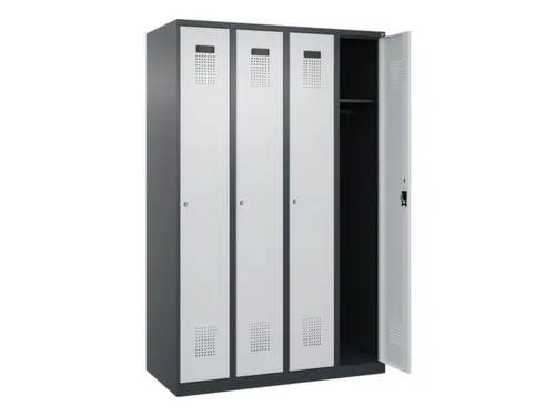 locker,HxBxD 1850x1200x500mm,4vak,vak B 300mm,cil.-slot