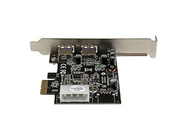 2 Poorts PCI Express (PCIe) SuperSpeed USB 3.0 Adapterkaart met UASP