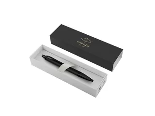 Balpen Parker IM Monochrome Matte Black PVD Medium Blauwe inkt - 3