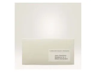 Adresetiket Avery J8560-25 63,5x38,1mm Transparant Inkjet 525 stuks - 6