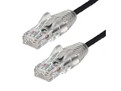 CAT6 netwerkkabel 0.5 Meter RJ45 connector zwart
