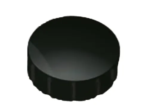 Magneet MAUL Solid 15mm 150gr zwart 10 stuks