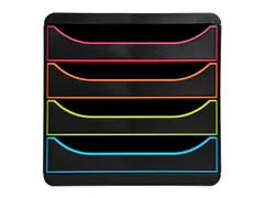 Ladenblok A4 Big-box Classic 4 Laden Zwart