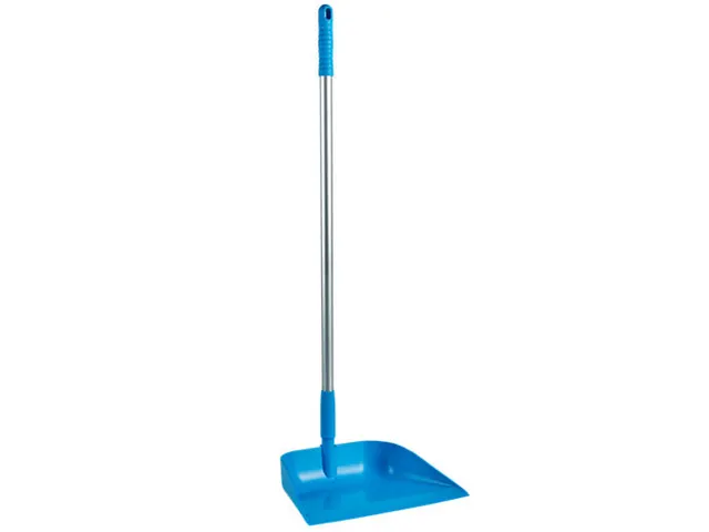 Vikan 56623 Hygiene Stofblik Met Steel 75cm Blauw