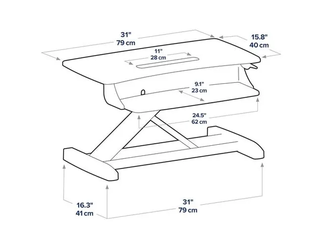Ergotron WorkFit-Z Mini Zit Sta Desktop