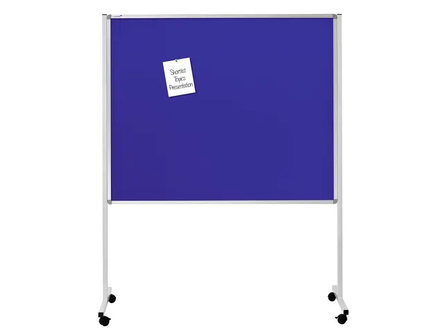 Multiboard mobile XL Met Blauw Prikbord 120x150cm