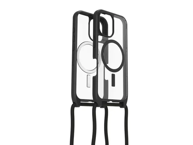 OtterBox React Necklace Case MagSafe Apple iPhone 16 zwart crystal Pro