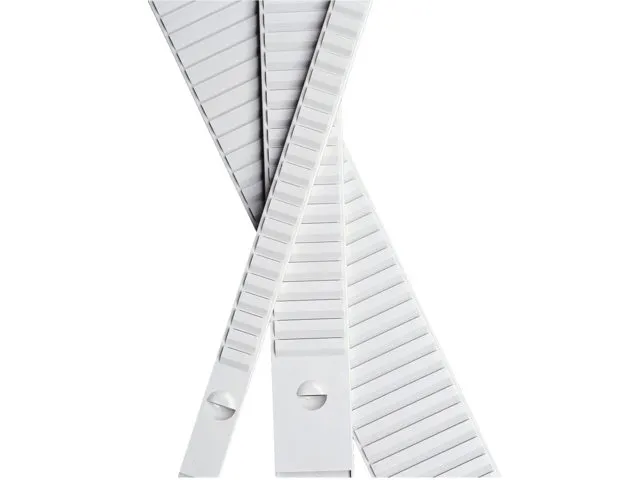 T-Kaart Planbordelement nr 1 1008x32 mm 50 Sleuven Grijs