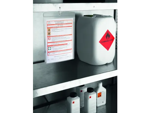 Documenthoes Durable A4 met ophangoog transparant 10 stuks